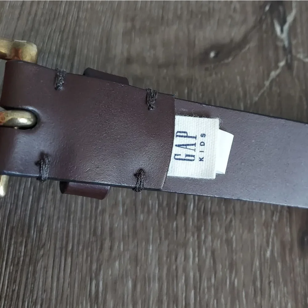 Gap Kids Brown Bonded Leather Belt Small